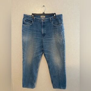 Vintage 90s L.L.Bean Natural Fit Jeans 40x30 Light Wash Straight Leg